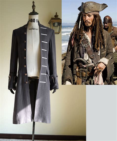 jack sparrow jacket replica|jack sparrow coat pirates.